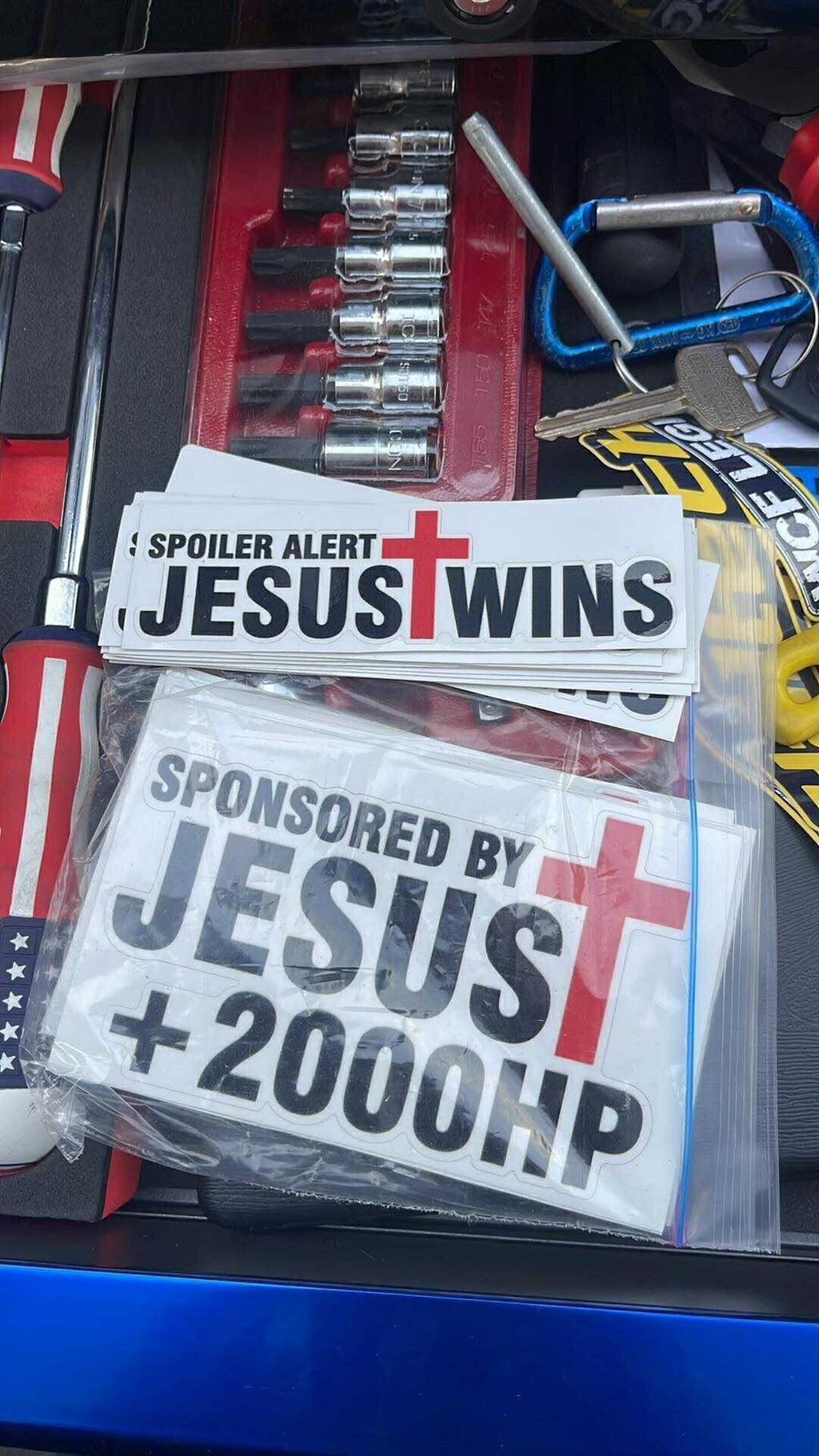 Sponsored by Jesus Sticker